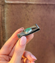 Silver & Turquoise Money Clip