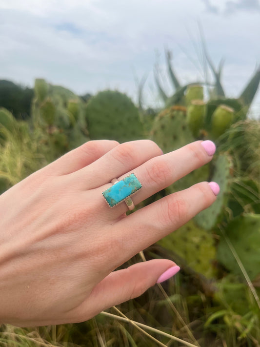 Rosairo Turquoise Bar Ring