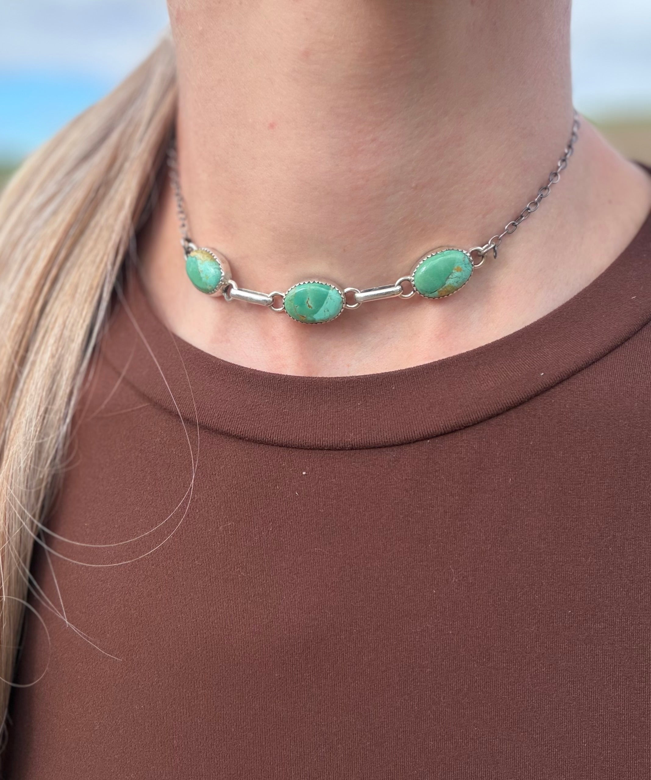 Jill Necklace Kingman Turquoise