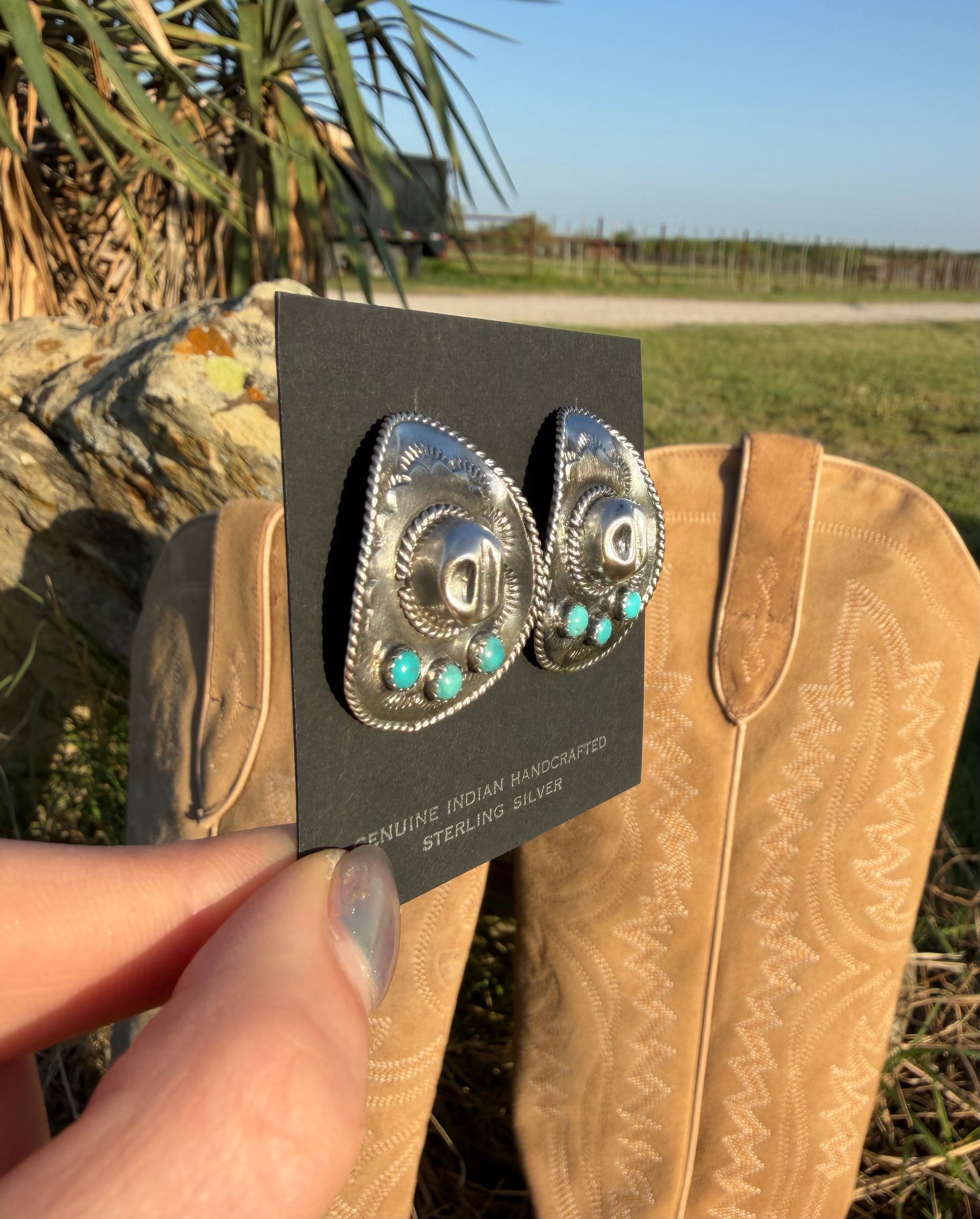 Navajo Cowboy Hat Studs