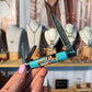 Turquoise Pocket Knife #1