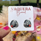 Cowboy Hat Studs Coral