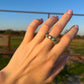 Affinity Ring Turquoise & White Horse