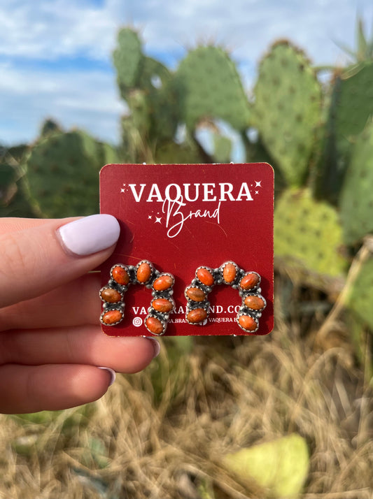 Squash Studs Apple Coral