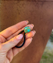 Kingman Turquoise Hair Tie Navajo