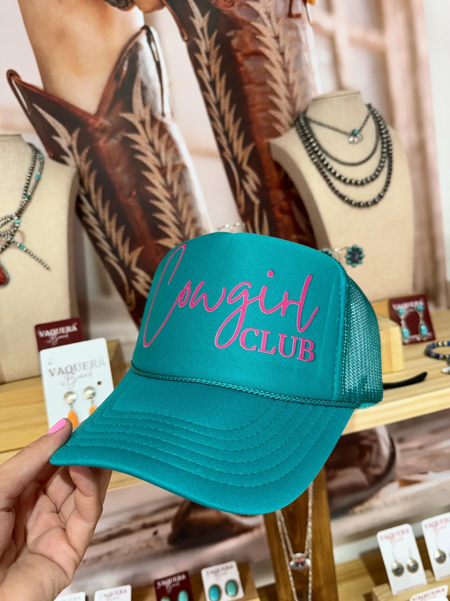 Cowgirl Club Foam Trucker Caps