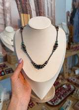 Multi Colour Saucer Navajo Pearls