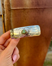 Navajo Silver & Turquoise Hair Clip