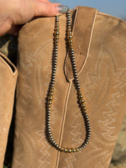 Sterling Silver Pearls with Gold Filled Pearls 18inch
