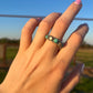 Affinity Ring Turquoise & White Horse