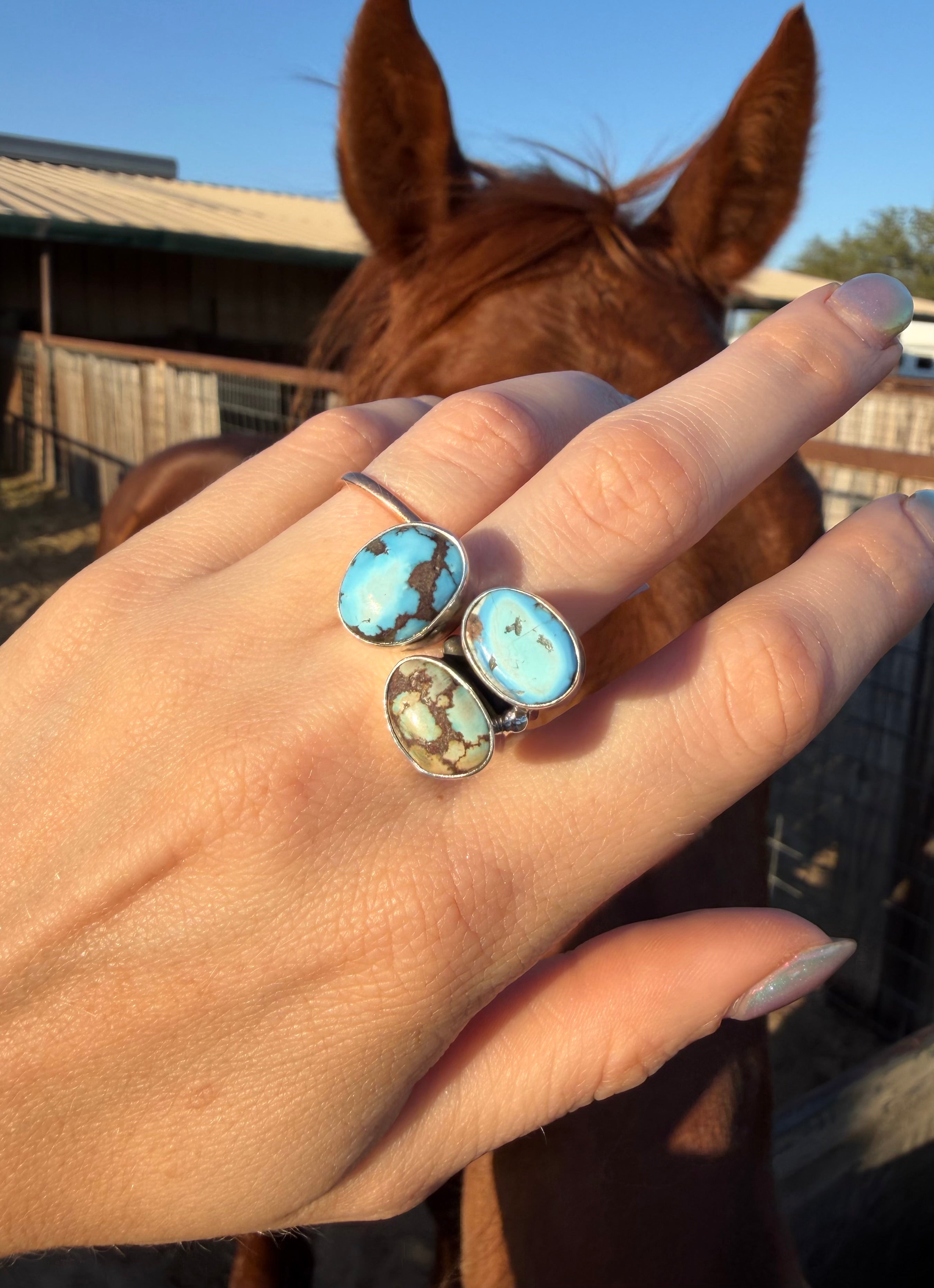 Navajo Golden Hills Adjustable Ring #2