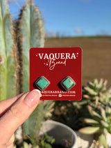 Square Studs Kingman Turquoise