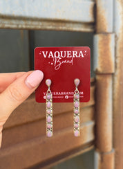 Purple Desert Navajo Bar Earrings