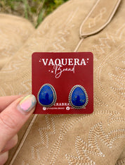 Navajo Dark Lapis Studs