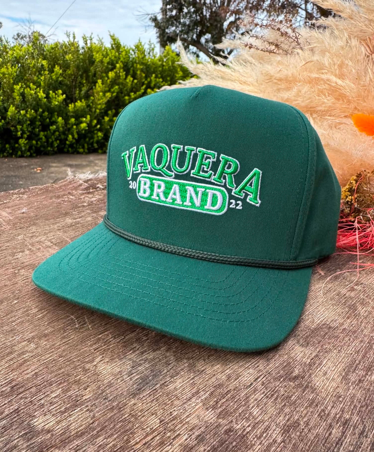 Green Vaquera Brand Cap
