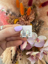 Little Silver Hoops Navajo