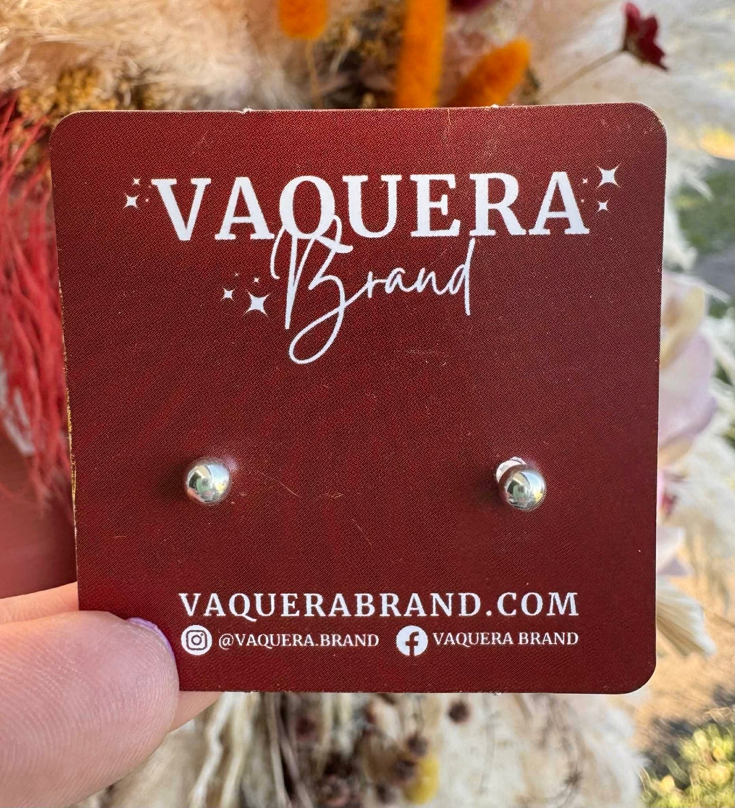 4mm Sterling Silver Studs