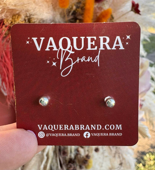 4mm Sterling Silver Studs