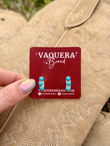 Navajo Janice Kingman Turquoise Studs