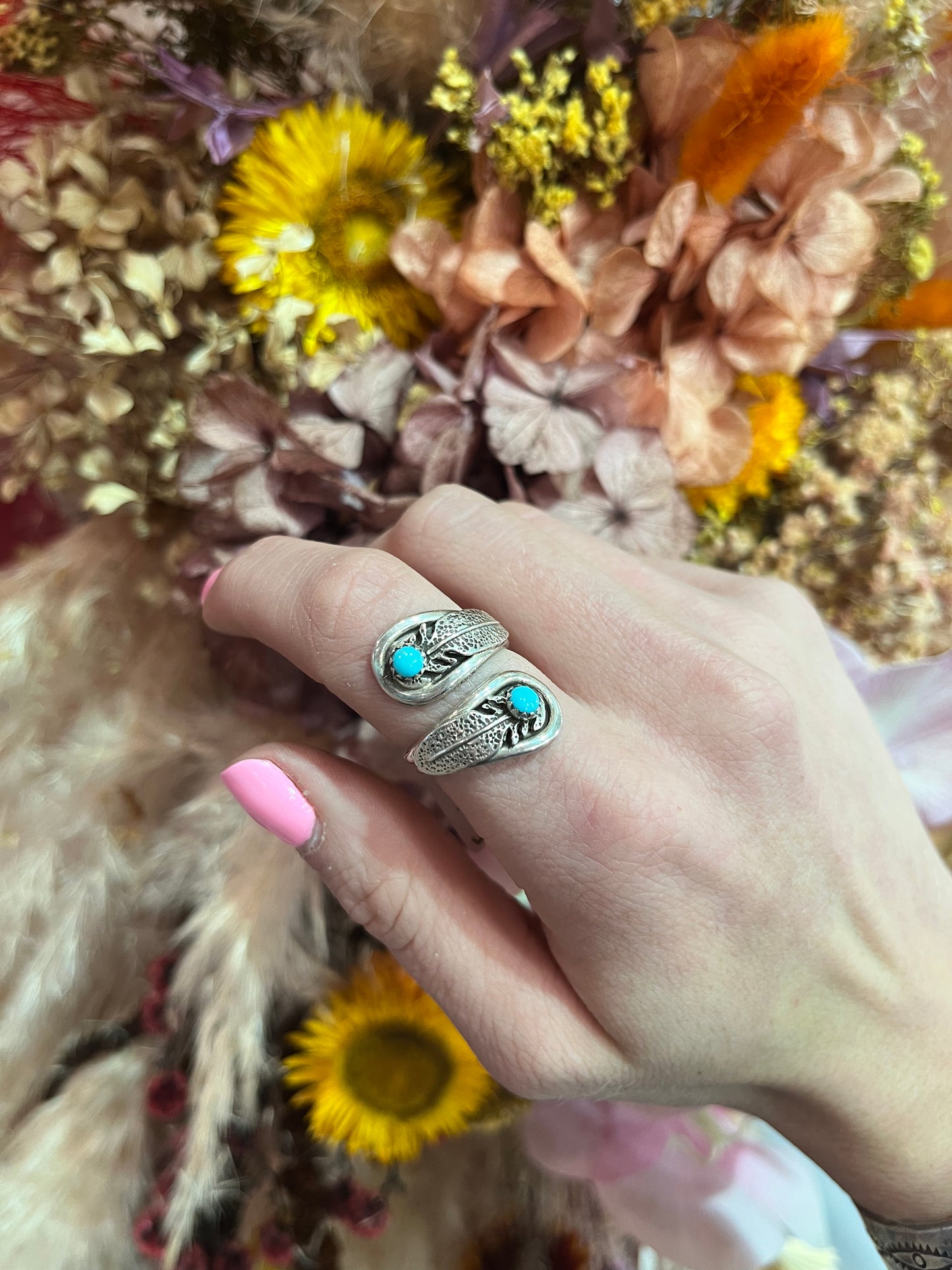 Feather Adjustable Ring