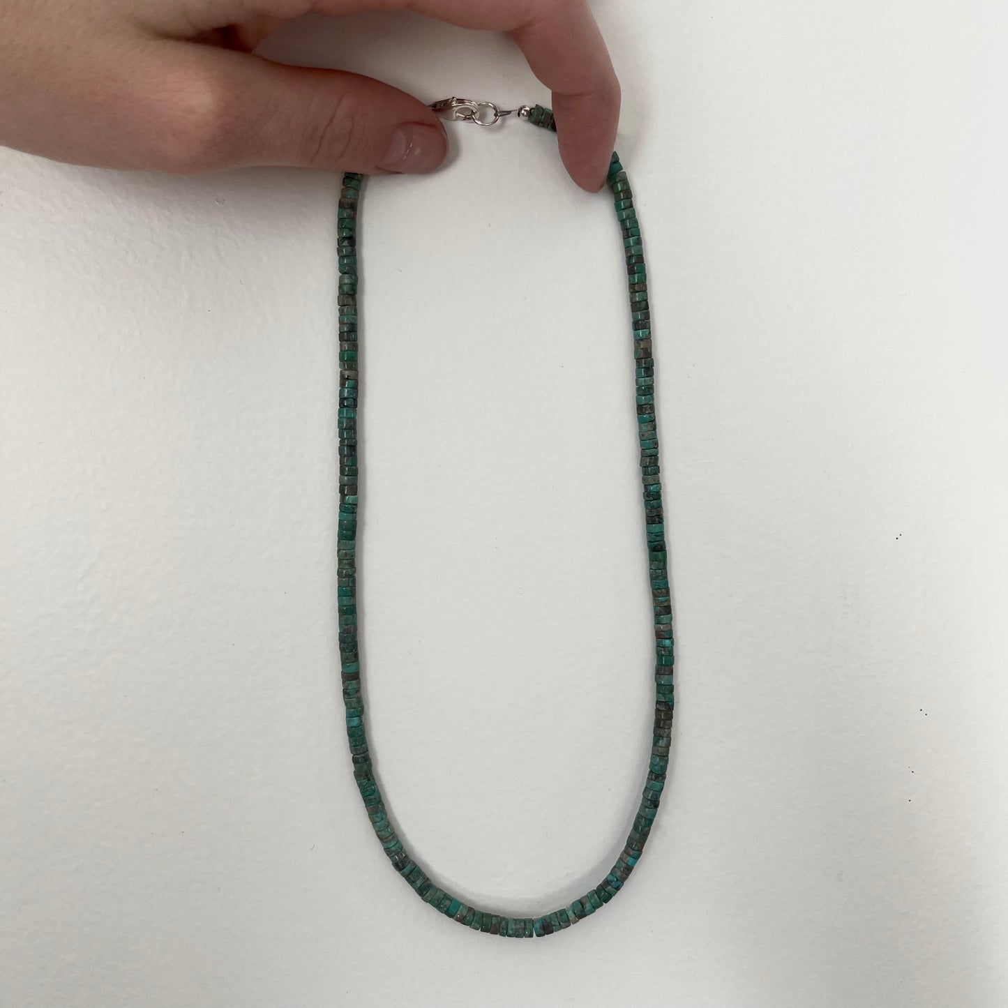 Turquoise Heishi Bead Choker