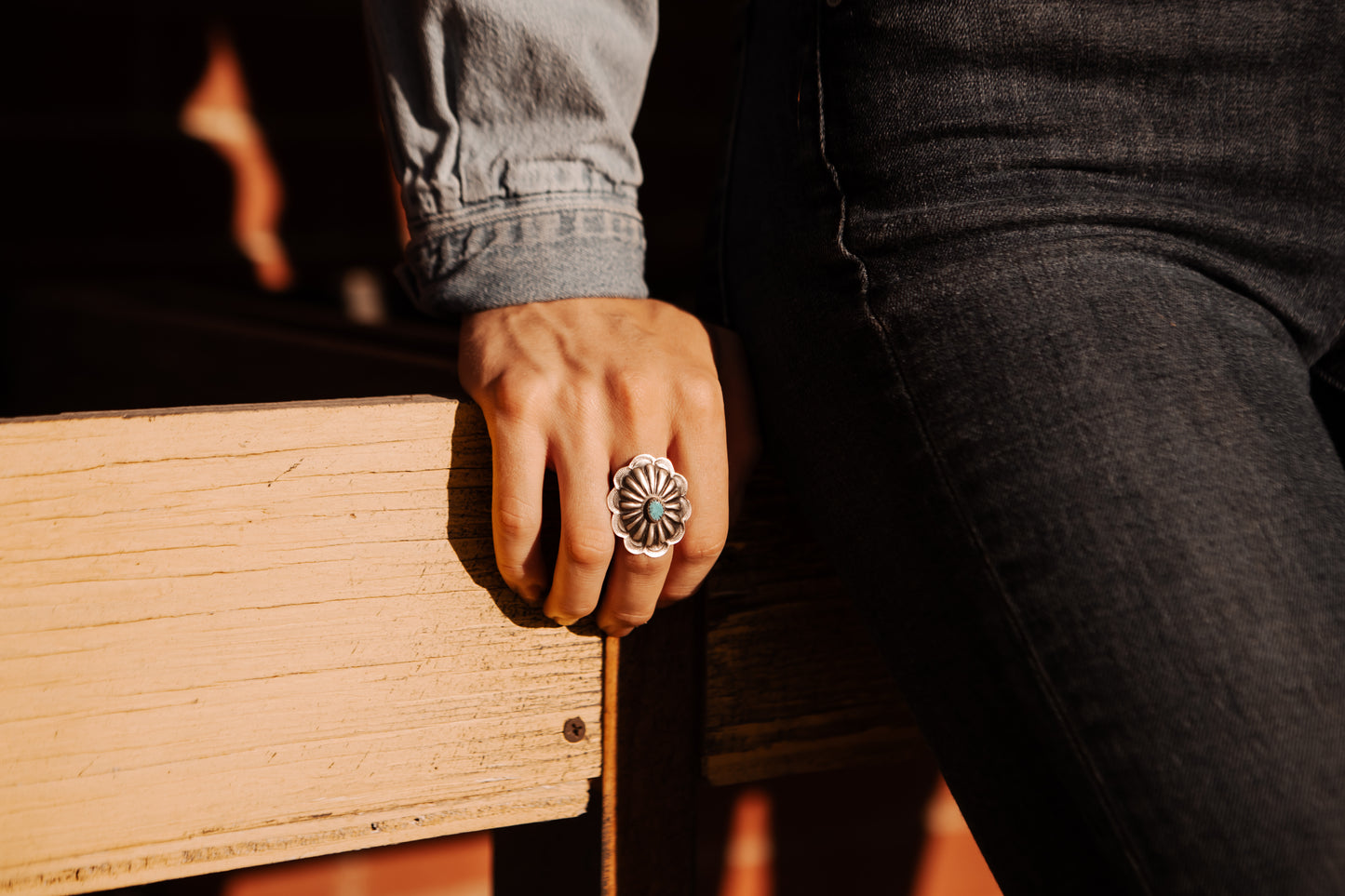 Concho Ring Size 7