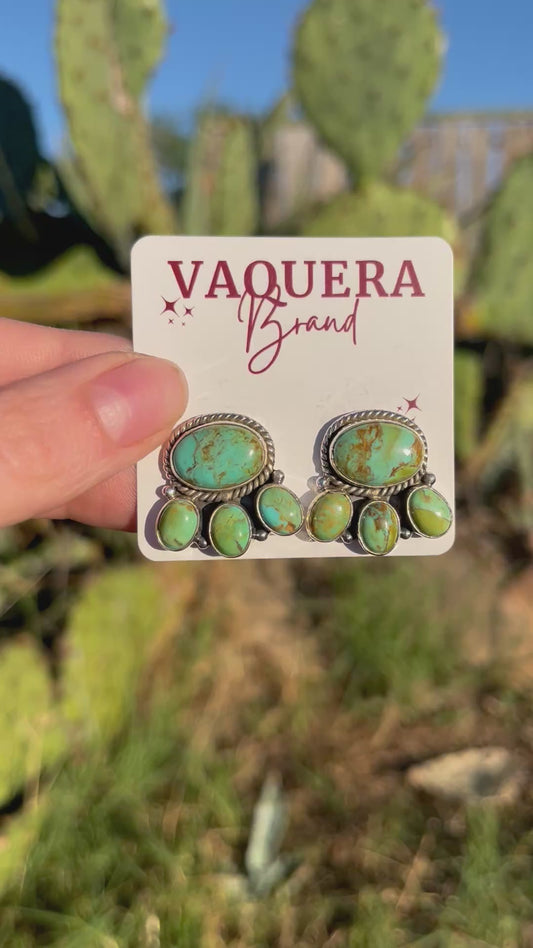 Penny Studs Kingman Turquoise