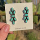 Bella Studs Kingman Turquoise