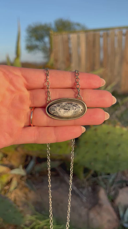 White Buffalo Navajo Necklace