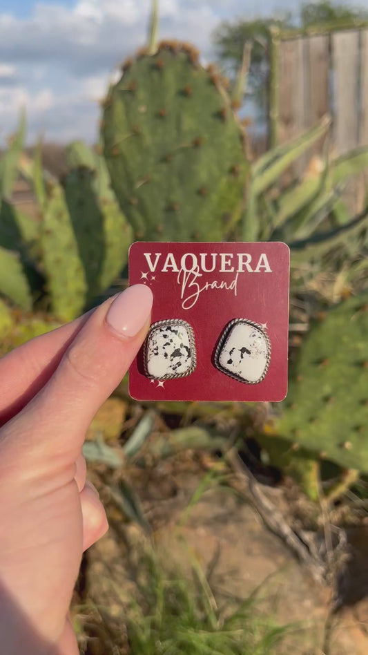 White Buffalo Navajo Studs