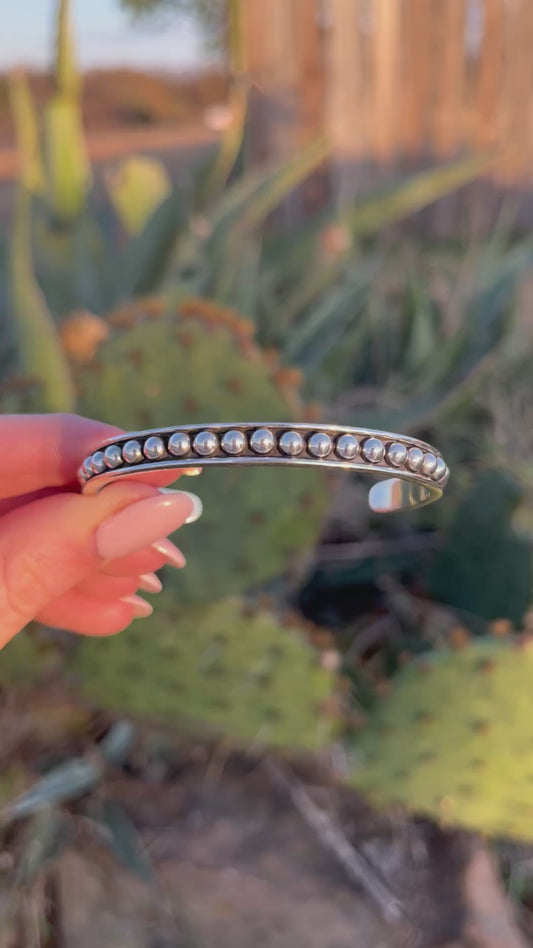 Silver Bubble Cuff