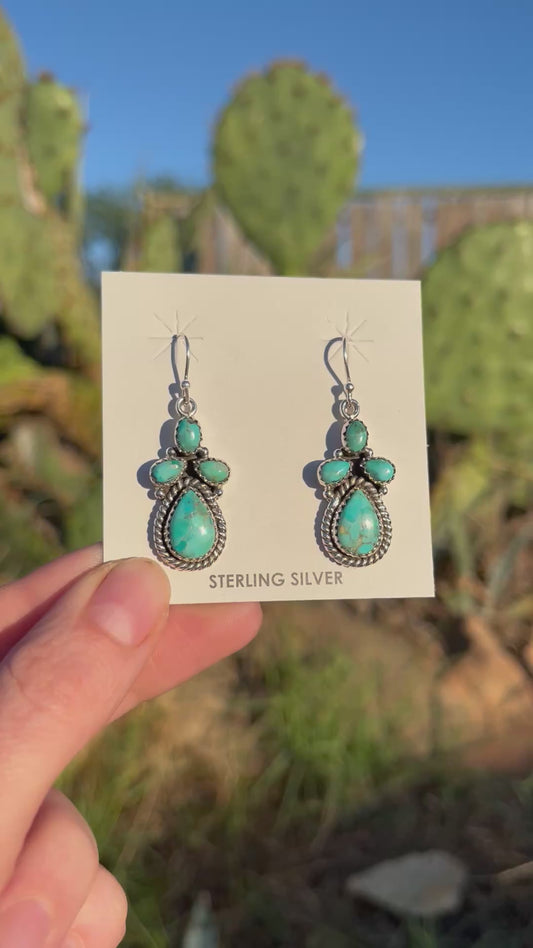 Carli Earrings Kingman Turquoise