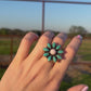 Daisy Flower Adjustable Ring