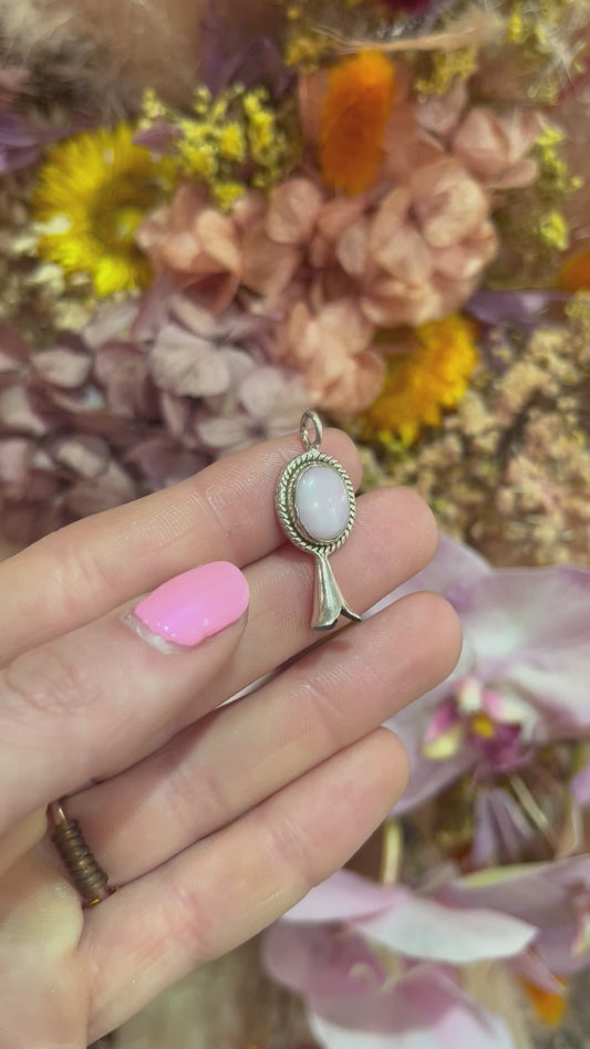 Naja Pendant Pink Opal