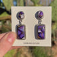 Royal Earrings Violet Rose