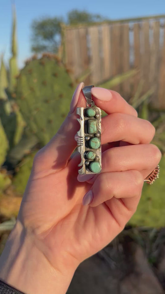 Francisco Kingman Turquoise Pendant