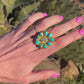 Della Turquoise & Gold Ring