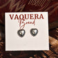 Silver Heart Studs