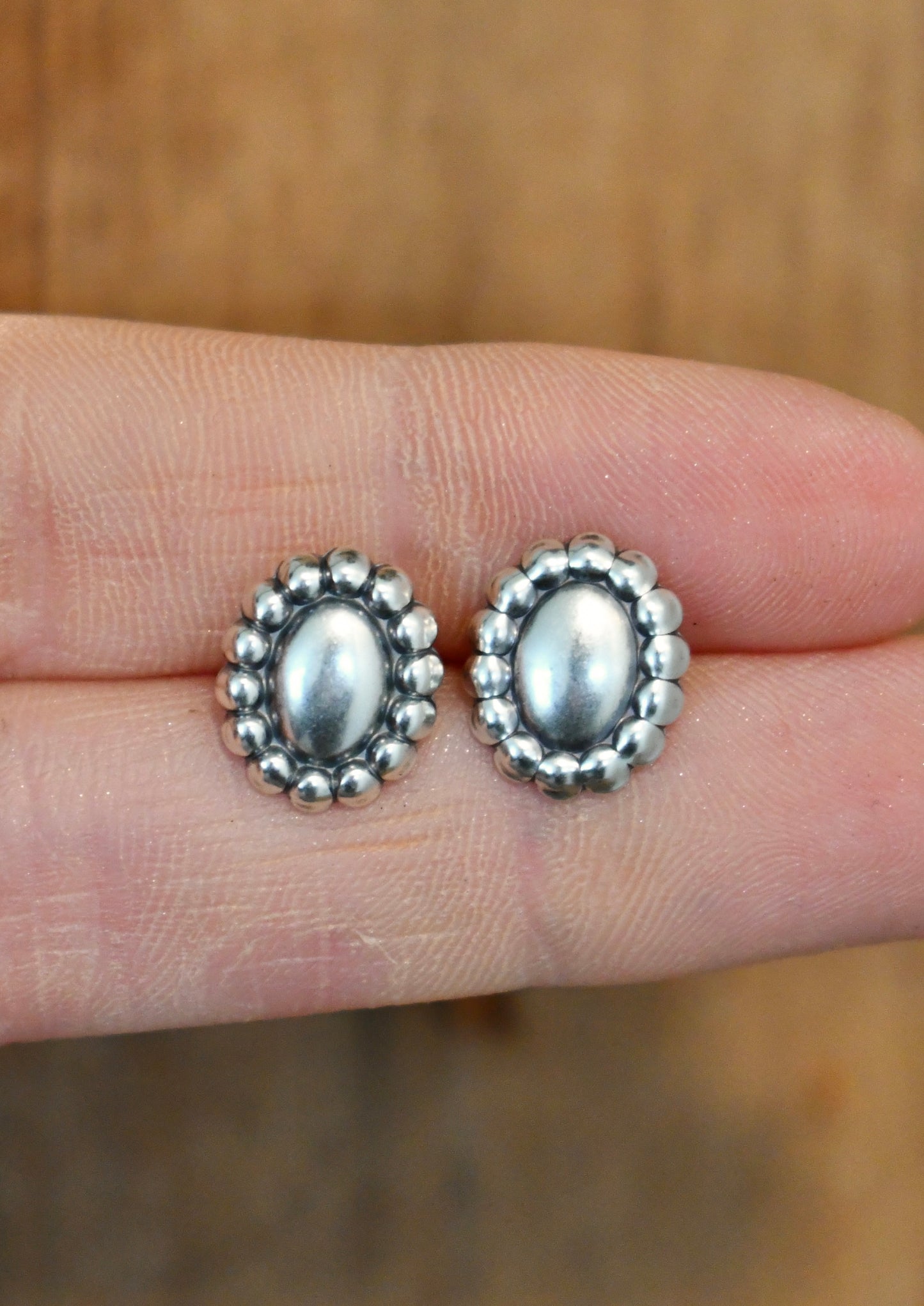 Silver Sunny Studs