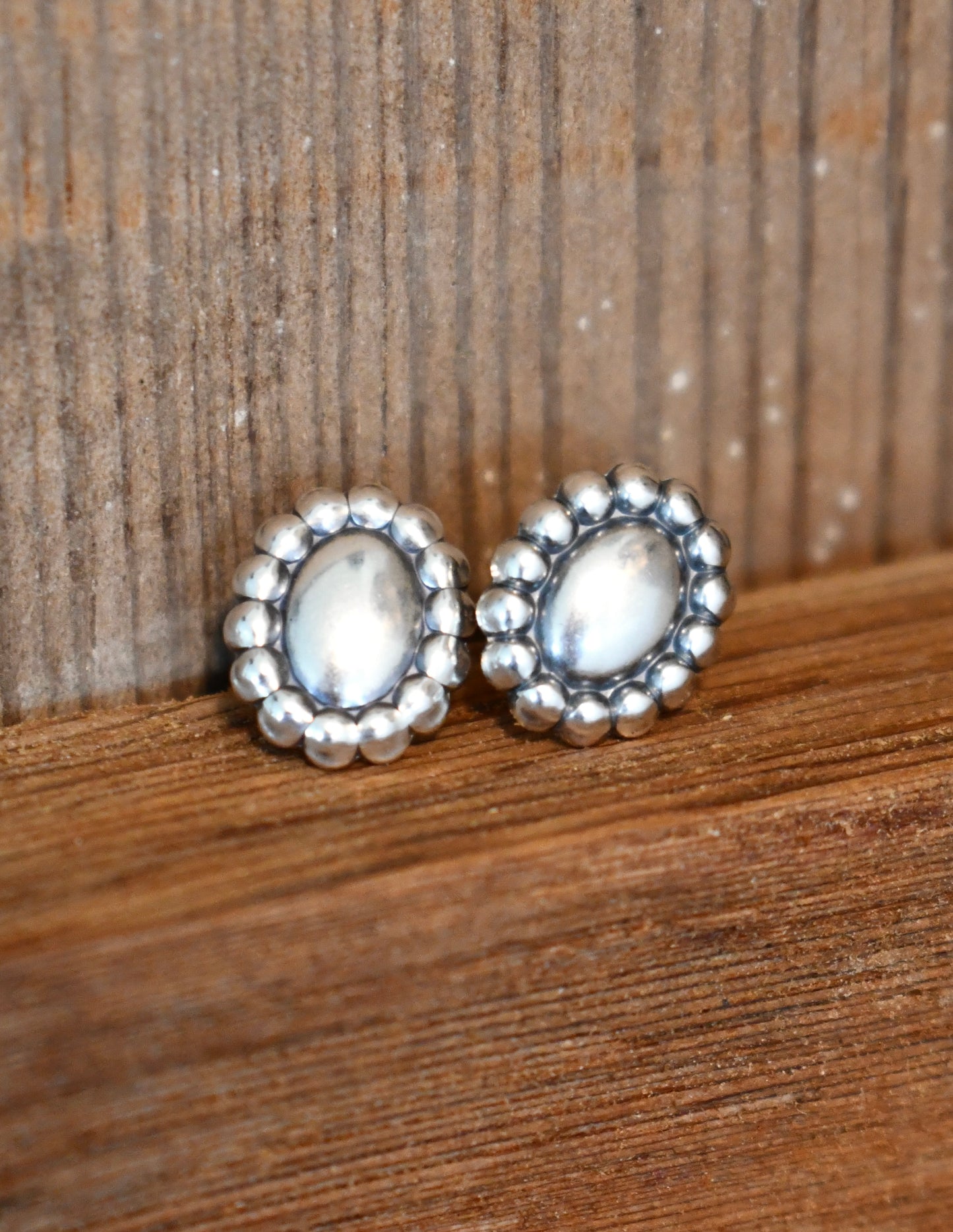 Silver Sunny Studs