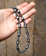 Multi Silver Pearl Necklace